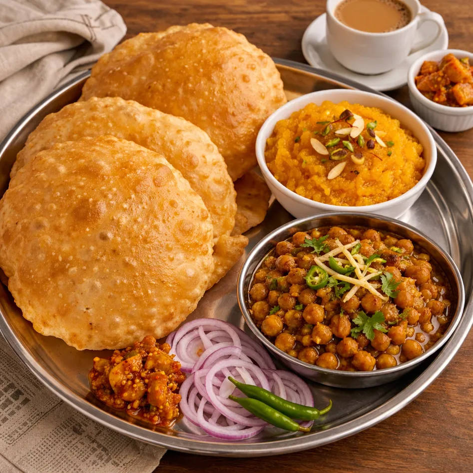 Pakistani food platter with karahi and tandoori dishes at A-One Restaurant Winnipeg